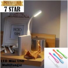 Lamp Mini LED USB Light Powerbank Lampu Baca Lampu Multifungsi - Random Colour