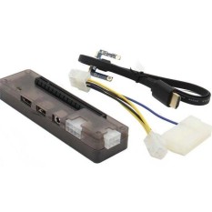 Laptop External Video Card VGA Dock Mini PCI-E V8.0 EXP GDC - Black