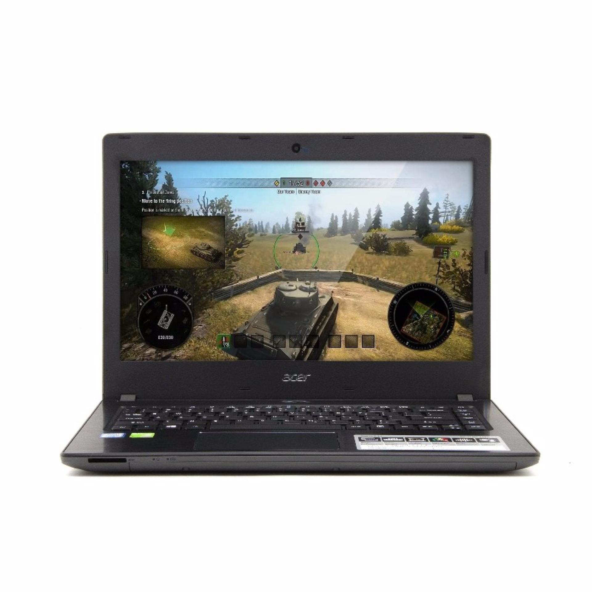 Laptop Game Acer E5-475G-55BD Windows 10 Processor I5-7200U (kabylake) RAM 4GB HDD 1TB vga 940MX 2GB DDR5 - Promo Istimewa