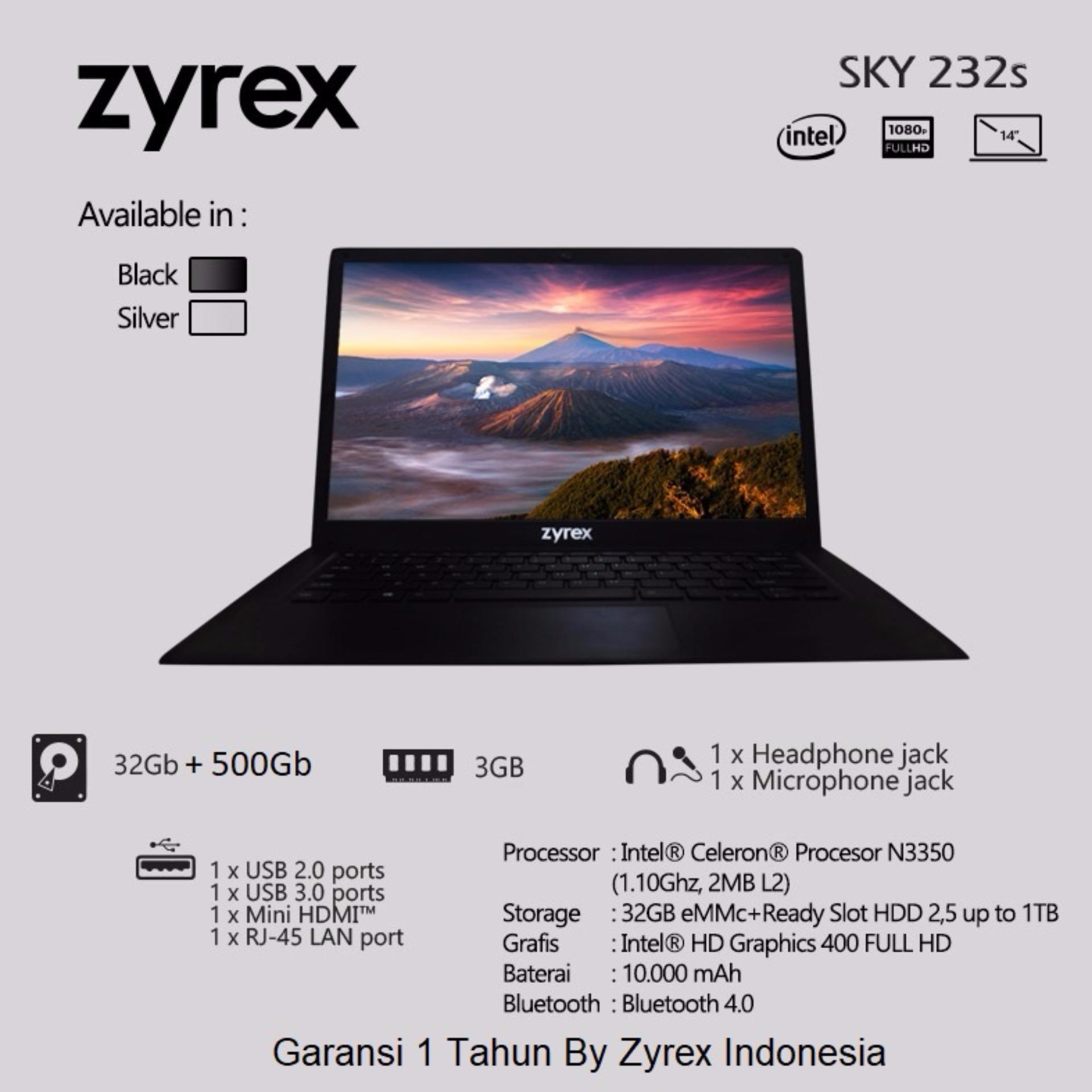 Laptop – Page 12 – Info Harga Berbagai Produk Terbaik Laptop Zyrex Sky 232S 3Gb 500Gb
