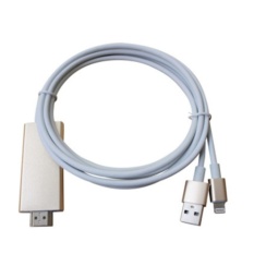 LC Apple to HDMI high-definition line Apple phone iphone5 / 6S / 7to HDMI video cable plug and play