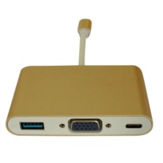 LC USB3.1 Type-C to VGA converter USB-C type c to VGA cablethree-in-one adapter