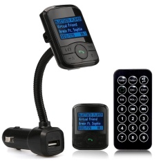 LCD Mobil Kit MP3 Pemutar Bluetooth Pemancar FM Modulasi SD MMC USB Remote-Intl
