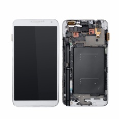 LCD Layar Sentuh Layar Digitalisasi dengan Bezel Frame untuk Samsung Note 3 Penuh Perakitan + Kualitas-Intl
