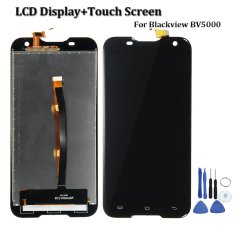 LCD Display + Layar Sentuh Penggantian Bagian Perakitan + Alat untuk Blackview BV5000-Intl