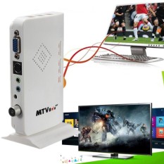 LCD VGA Eksternal TV PC Box Program Digital Penerima Tuner HD HDTV 1080 P + Speaker-Intl