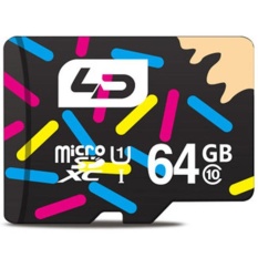 LD 64 GB Kartu Memori Micro SD Kelas 10 40 MB/s Perangkat Penyimpanan-Intl
