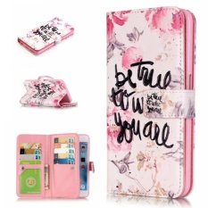 Kulit Kartu Slot Foto Dompet Flip Penutup untuk Apple iPhone 6 Plus 6 S Plus 5.5 Inch (Aneka Warna) -Intl