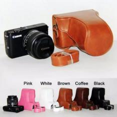 Leather Case Canon M10 Kit 15-45mm Good Quality terbaru