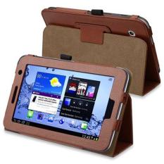 Leather Case for 7-Inch Samsung Galaxy Tab 2 P3100/P3110 (Brown)