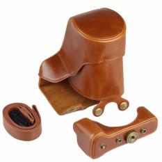 Leather Case untuk Kamera Mirrorless Canon EOS M3 - Coklat