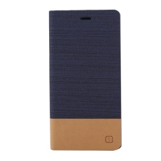 Kulit Cover untuk SONY Xperia Z3 (DARK BIRU)-Intl