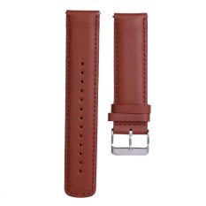 Leather Replacement Sport Watch Wrist Band Strap untuk Cookoo2 Watch (Brown)-Intl