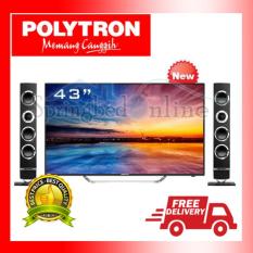 LED TV POLYTRON 43 Inch PLD 43TV865/PLD 43TV866 CINEMAX WAVE HRG PBRK
