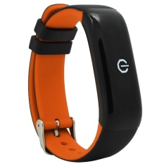 Leegoal Bluetooth Smart Band P1 Heart Rate Tekanan Darah Kebugaran Track Pedometer Sport Gelang Cicret Gelang-Intl