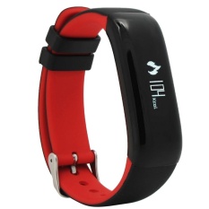 Leegoal Bluetooth Smart Band P1 Heart Rate Tekanan Darah Kebugaran Track Pedometer Sport Gelang Cicret Gelang-Intl