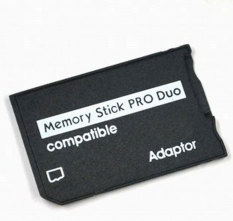 Leegoal Generik MicroSD Ke Memory Stick Pro Duo Adaptor Kartu (Clear Crystal Paket Kotak), Hitam-Intl
