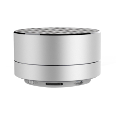 Leegoal Mini Portabel Speaker Nirkabel Bluetooth Super Bass For Tablet PC MP3 Smartphone, SILVER-Internasional