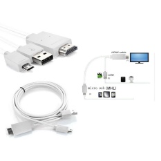 Leegoal Baru MHL Micro USB Ke HDMI HDTV Adaptor Kabel untuk S3/S4/NOTE 2-Intl