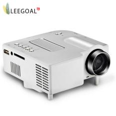 Leegoal Proyektor Mini Portable dengan 1200 Lumens 1080 P HD LCD HDM