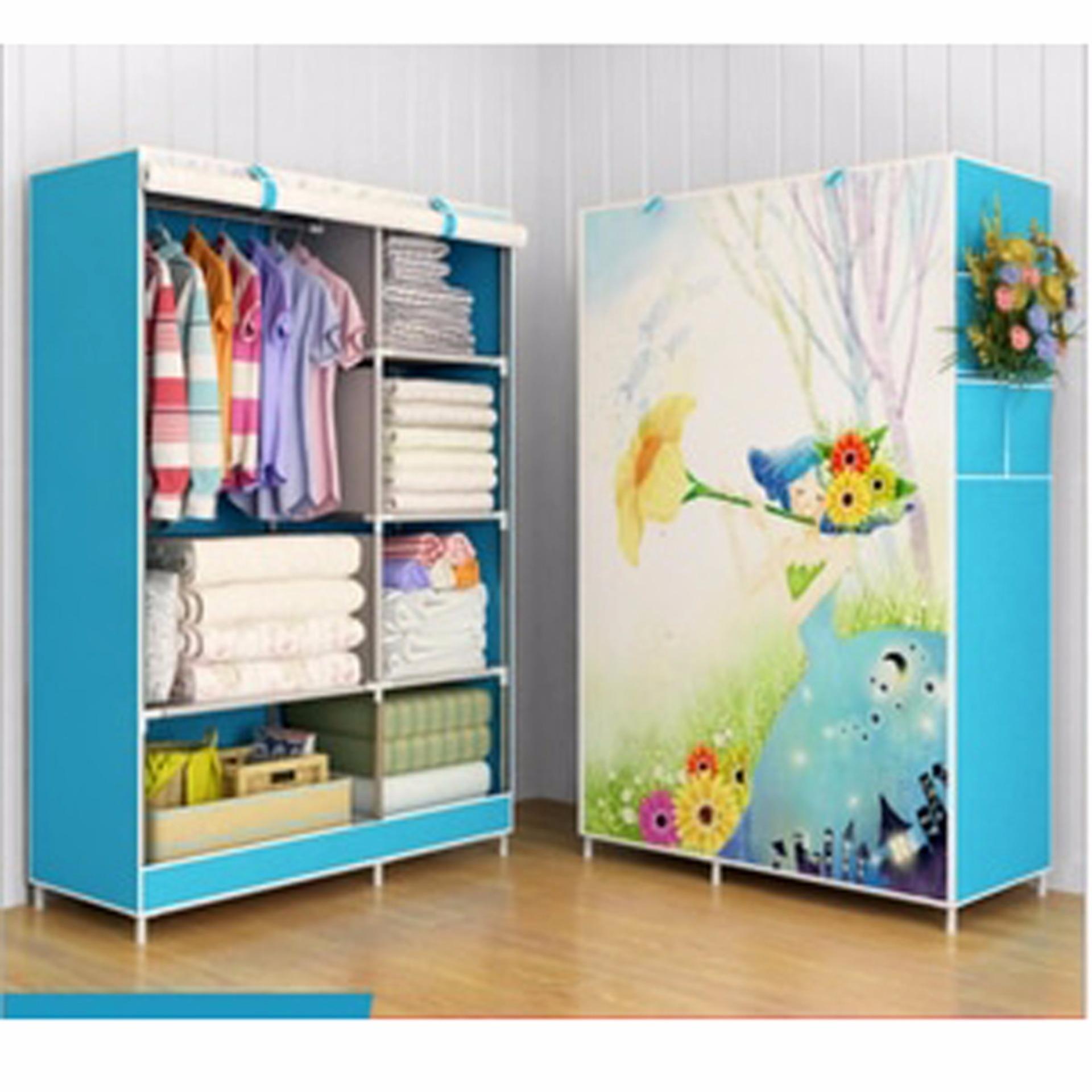 Lemari Pakaian Murah Lemari Furniture Knockdown Bongkar Pasang Mudah Furniture Murah Flower
