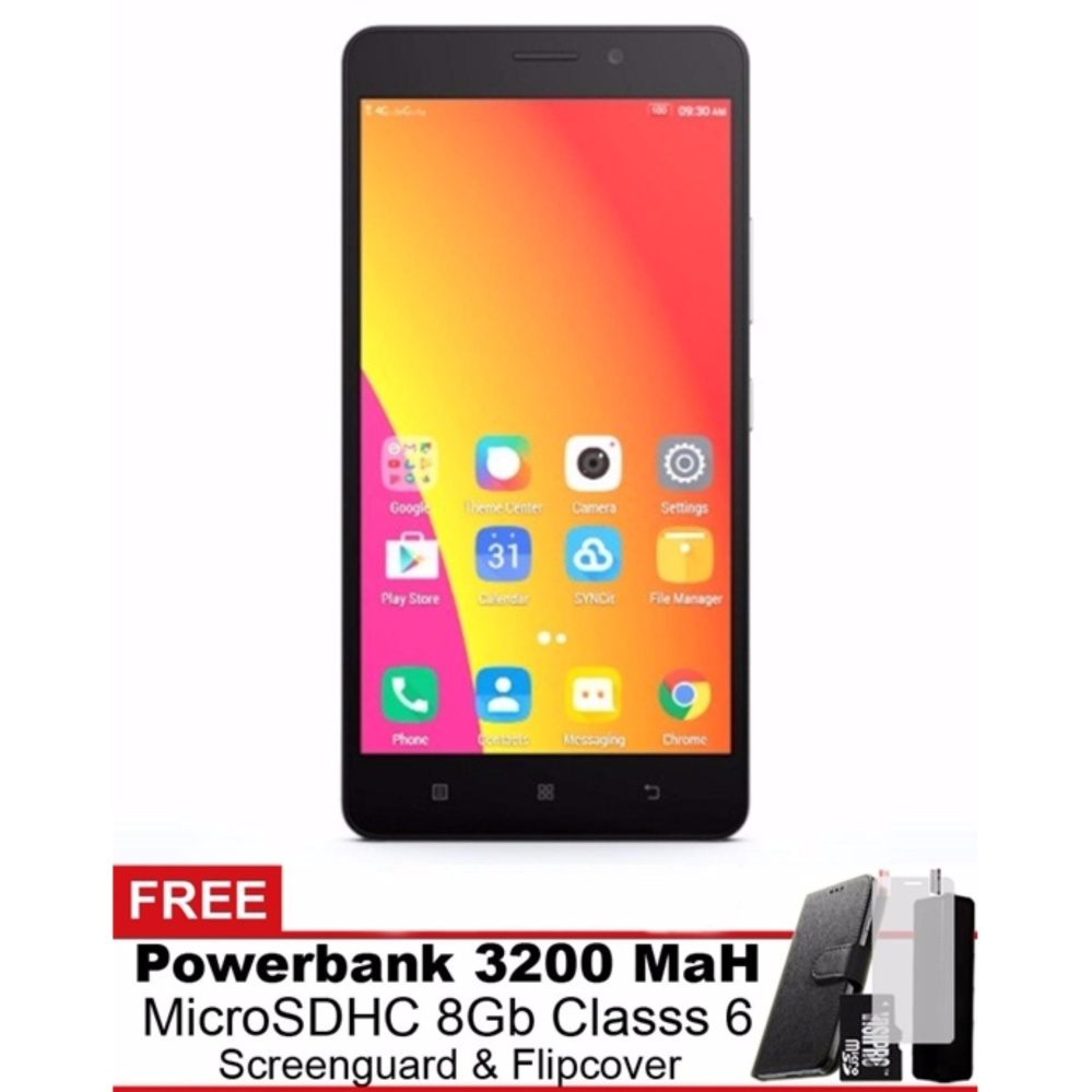 Lenovo A7700 - 5'5 - 4G -MMC - Power Bank - Flipcover - Screenguard - Voucher Belanja