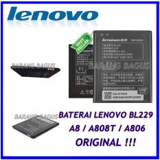 Lenovo Baterai / Battery BL229 Original For Lenovo A8 / A806 / A808T Kapasitas 2500mAh ( barang bagus )