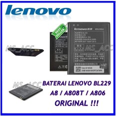 Lenovo Baterai / Battery BL229 Original For Lenovo A8 / A806 / A808T Kapasitas 2500mAh ( ms_acc )