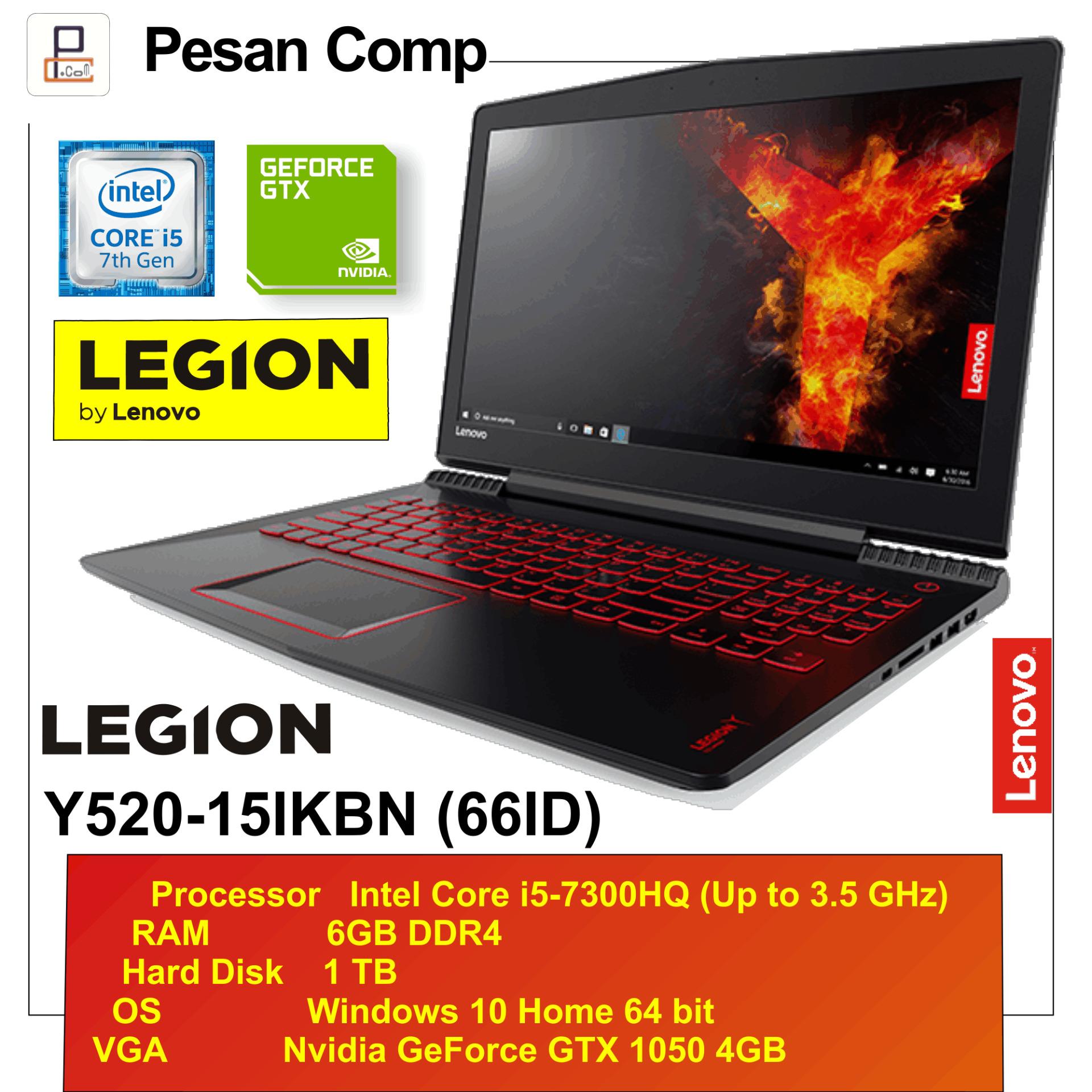 Lenovo Legion Y520 - 66ID Win10, RAM 6GB, GTX1050 4GB, 1TB, 15'6 IPS FHD