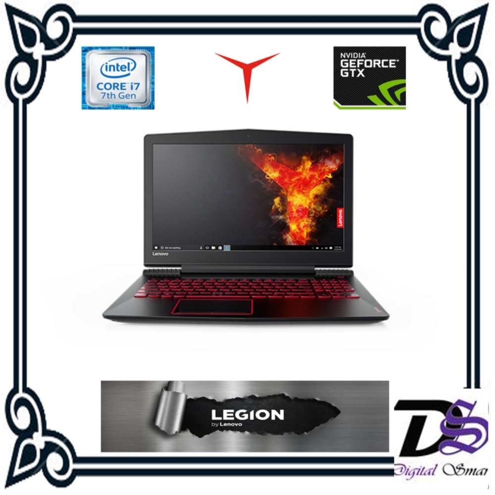 Lenovo Legion Y520 - I7 7700HQ - 16GB - 256GB SSD - 2TB - GTX1050TI - W10 - 15.6 Full HD 1080p