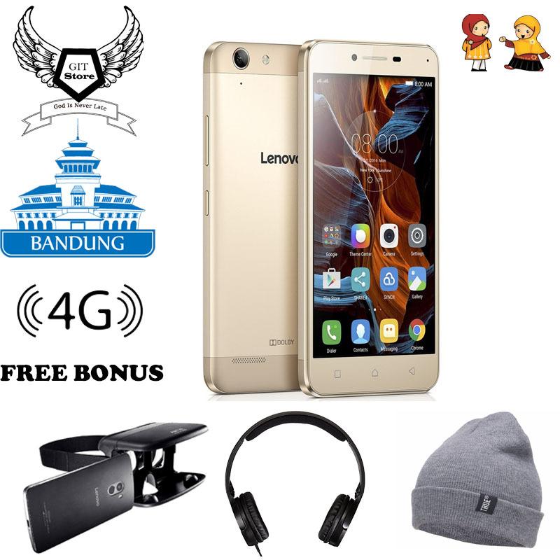 Lenovo Vibe K5 Plus - A6020 - RAM 3GB - 16GB ROM - Gold - Free Paket Multimedia
