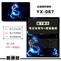 Lenovo Y485 Y500 Y470 G480 notebook bebas Potong Warna Warni Chasing luar stiker E420 Chasing luar pelindung layar