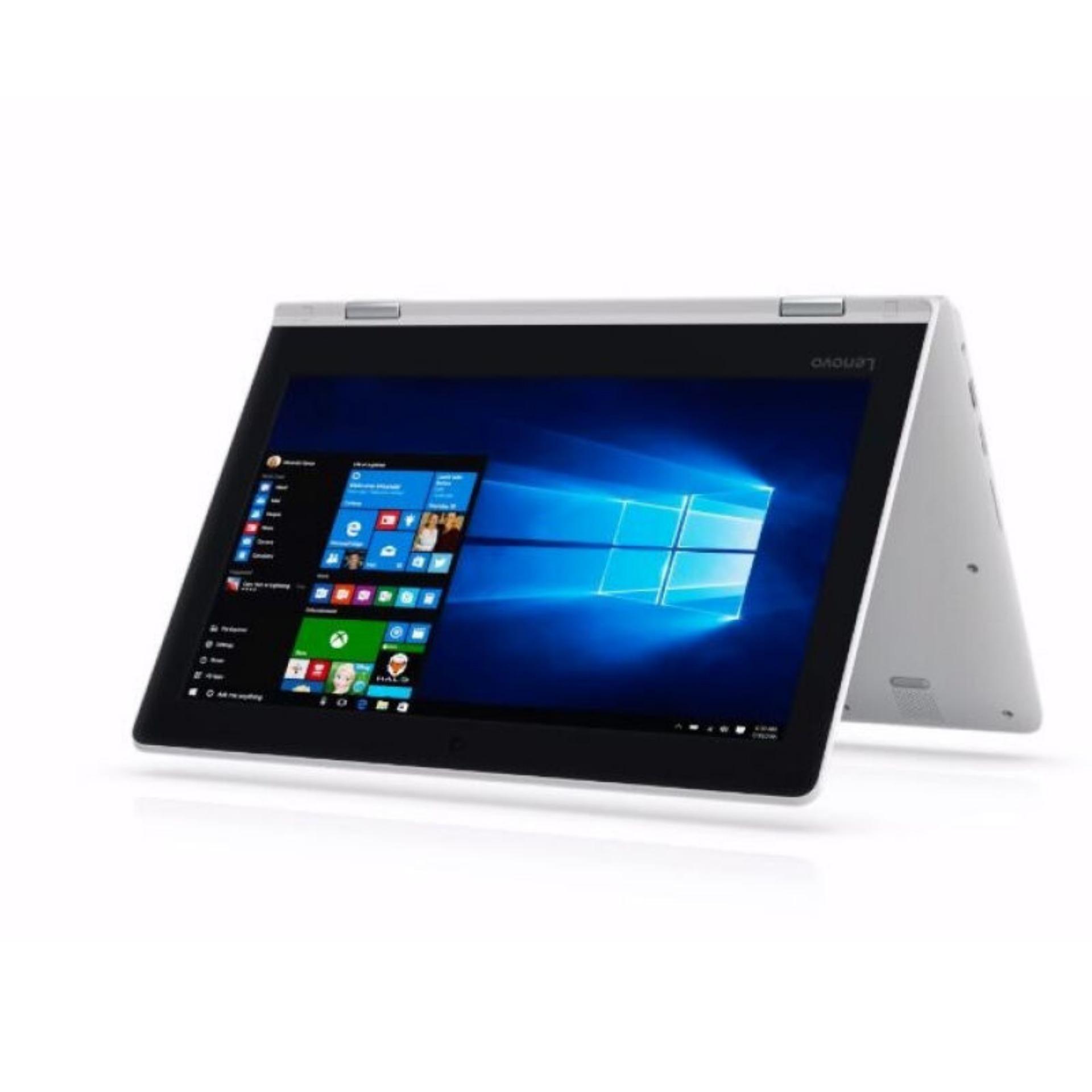 Lenovo Yoga 310 Notebook - Putih [11.6 Inch Touchscreen/ Intel N3350/ RAM 4GB/ HDD 1TB/ Win 10] RESMI