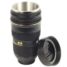 Lens Cup Replica Nikon AF-Snikkor 24-70mm F Zoom / Zoomable Thermos Camera Mug Lensa Stainless Steel