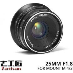 Lensa 7ARTISANS 25MM F1.8 FOR Mirrorless Panasonic & Olympus Mount M 4/3