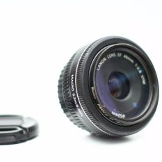 lensa fix Canon f2.8, 40mm diameter, 52 STM, macro 0.3meter, non box