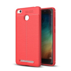 Lenuo Ledakan-bukti Dermatoglyph Silicone Shell TPU Soft Mobile Phone Cover Case untuk Xiaomi Redmi 3 S Prime dan 3 Pro-Intl