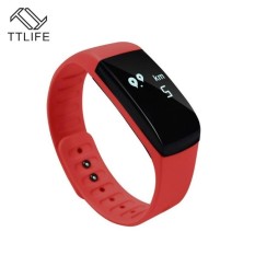 Lestopon Pintar Gelang Tali Bluetooth 4.0 Monitor Detak Jantung Kebugaran Pelacak Tahan Air Cicret Gelang Pintar Gelang untuk IOS-Internasional