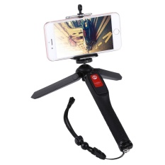 Letspro LY-11 3 In 1 Tripod Genggam Potret Diri Monopod Stick Selfie Dapat Diperpanjang dengan Penutup Remote untuk Smartphone, Kamera Digital, goPro Olahraga Kamera-Intl