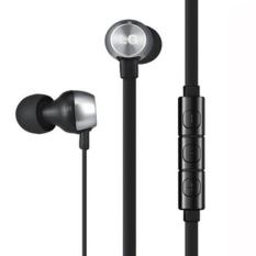 LG Handsfree For LG QuadBeat 2 Headset / Earphone Original For All Phone Model Stereo - Black / Hitam
