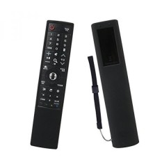 LG OLED TV Remote Case SIKAI Pelindung Silicone Case untuk LG AN-MR700 Tanda Tangan OLED TV Remote Shockproof Anti-Slip Debu-Bukti Bisa Dicuci Kulitnya Ramah Anti-hilang dengan Tangan Lanyard (Hitam) -Intl