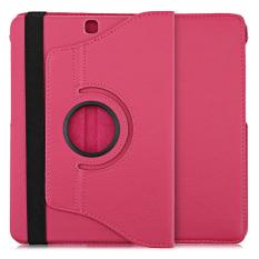 Lichee Pola 360 Degree Rotating Cover dengan Auto Tidur Bangun Fungsi untuk Samsung Galaxy Tab S2 9.7 WIFI/ LTE T810/T815 (Rose Merah) -Intl