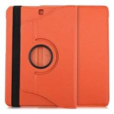 Lichee Pola 360 Degree Rotating Cover dengan Auto Tidur Bangun Fungsi untuk Samsung Galaxy Tab S2 9.7 WIFI/ LTE T810/T815-Intl