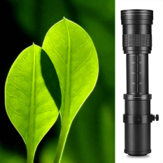 Lightdow 420-800mm F/8.3-16 Telephoto Zoom Manual Lensa untuk Canon/Nikon (HITAM) -Intl