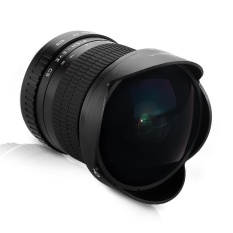 Lightdow 8 Mm F/3.5 Aspherical Circular Ultra Mata Ikan Sudut Lebar Lensa Utama untuk Canon-Intl