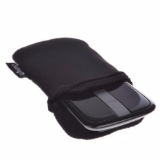 Lightning Power-Neoprene Carrying Protection Lengan Case Pouch Cover Bag untuk Microsoft ARC Touch Mouse (Hitam)