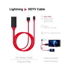 LIGHTNING TO HDMI DIGITAL TV AV LCD KABEL IPHONE IPAD MINI