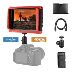 Lilliput A7s 7 Inci 1920*1200 FHD IPS Layar Kamera Field Monitor Tampilan dengan HD Di Luar Mendukung 4 K Sinyal 1000:1 Kontras Tinggi 500cd/M2 Kecerahan Silikon Sarung untuk Canon Nikon Sony Panasonic DSLR-Internasional