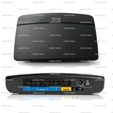 Linksys Cisco Wifi router E1200 Ethernet Wireless Port LAn RJ45 First Media Indihome Biznet Antenna Antena