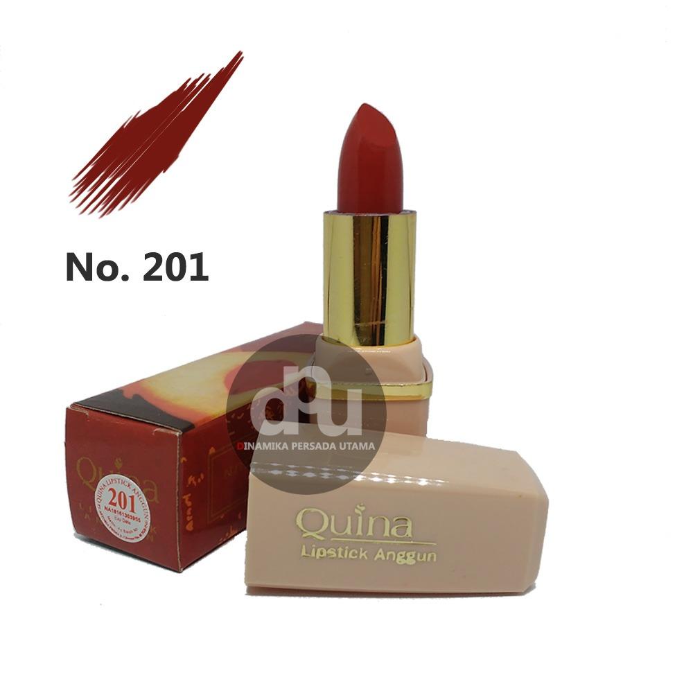 Lipstik Anggun QUINA Lipstick / Makeup Bibir / Lipstik Glossy / Kosmetik / Kecantikan / Perawatan Make up